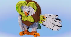 Dartrix from Pokemon — Minecraft Build by LeonisBuilds (1)