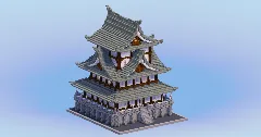 Japanese Castle Tuff Bricks — Minecraft Build by LeonisBuilds (3)