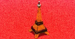 Eiffel Tower Illuminated at Night — Minecraft Build by ImpossibleBuilds (2)