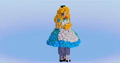 Alice from Disney Alice in Wonderland — Minecraft Build by LeonisBuilds (1)