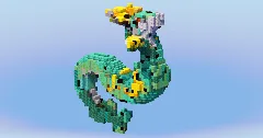 Serperior from Pokemon — Minecraft Build by LeonisBuilds (2)