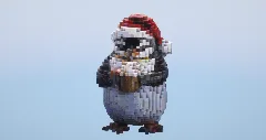 Christmas Penguin Small — Minecraft Build by LeonisBuilds (1)