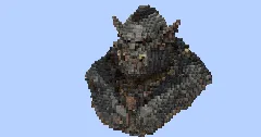 Orc Bust Small‎ — Minecraft Build by LeonisBuilds (2)
