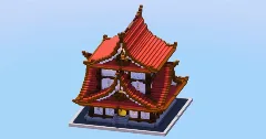 Japanese Temple Red Version — Minecraft Build by LeonisBuilds (1)