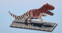 Red T-Rex — Minecraft Build by LeonisBuilds (2)
