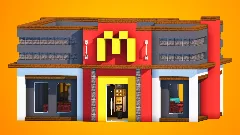 Modern McDonald's | Fully Furnished Interior — Minecraft Build by RaekonBuilds (2)