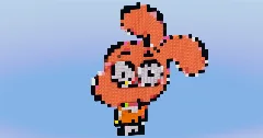 Anais from The Amazing World of Gumball — Minecraft Build by LeonisBuilds (1)