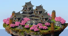 Japanese Floating Island Tuff Bricks — Minecraft Build by LeonisBuilds (1)