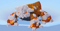 Heatran from Pokemon — Minecraft Build by LeonisBuilds (2)
