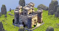 Stone Medieval Castle — Minecraft Build by StrongholdStudios (2)