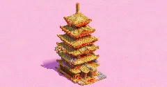 Pink Pagoda Sakura — Minecraft Build by EasternRealms (2)