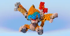 Monferno from Pokemon — Minecraft Build by LeonisBuilds (1)