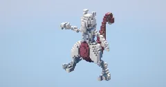 Mewtwo from Pokemon — Minecraft Build by LeonisBuilds (2)