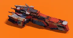 Red Warship Ares — Minecraft Build by StarWarsCreations (2)