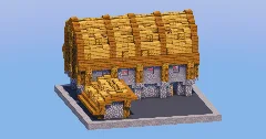 Oak Medieval Barn — Minecraft Build by LeonisBuilds (1)