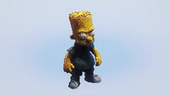 Bart Simpson — Minecraft Build by LeonisBuilds (1)