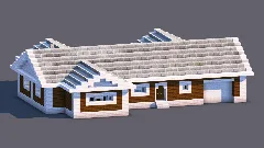 Modern Suburban Ranch House | Family Home with Garage — Minecraft Build by RaekonBuilds (1)