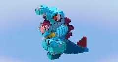 Totodile from Pokemon — Minecraft Build by LeonisBuilds (2)