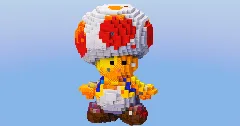 Toad from Super Mario — Minecraft Build by LeonisBuilds (1)