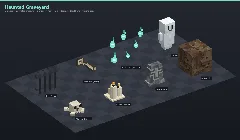 Haunted Graveyard Asset [Java + Bedrock + Blockbench] — Minecraft Resource Pack by ScorpionTeam (1)