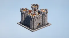 Small Medieval Fortress — Minecraft Build by LeonisBuilds (1)