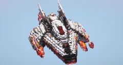 Red Starship — Minecraft Build by LeonisBuilds (2)
