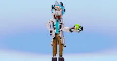 Rick from Rick and Morty — Minecraft Build by LeonisBuilds (2)