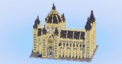 Gothic Cathedral v2 Sandstone — Minecraft Build by LeonisBuilds (3)