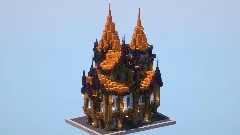 Orange Fantasy House 1-4 — Minecraft Build by LeonisBuilds (2)
