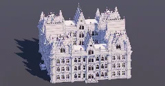 White Quartz Gothic Castle — Minecraft Build by MellowHat (1)