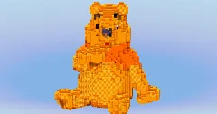 Winnie the Pooh from Disney Winnie the Pooh — Minecraft Build by LeonisBuilds (2)