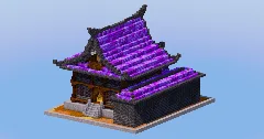 Dark Amethyst Japanese Temple House — Minecraft Build by LeonisBuilds (1)
