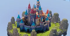 White Fantasy Castle — Minecraft Build by StrongholdStudios (2)