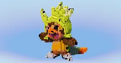 Chespin from Pokemon — Minecraft Build by LeonisBuilds (2)