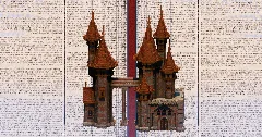 Castle with Bridge — Minecraft Build by TheBibleOfBuilding (1)