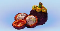 Mangosteen Fruit — Minecraft Build by LeonisBuilds (2)