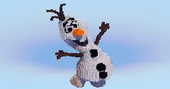Olaf — Minecraft Build by LeonisBuilds (2)