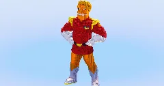 Zap Brannigan From Futurama — Minecraft Build by LeonisBuilds (2)