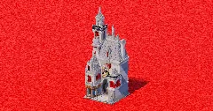 Clock Tower Townhall — Minecraft Build by ImpossibleBuilds (1)