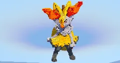 Braixen — Minecraft Build by LeonisBuilds (1)