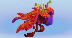 Mega Dragalge from Pokemon — Minecraft Build by LeonisBuilds (2)