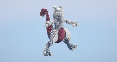 Mewtwo from Pokemon — Minecraft Build by LeonisBuilds (1)