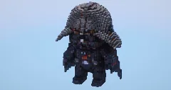 Darth vader from Star Wars — Minecraft Build by LeonisBuilds (2)