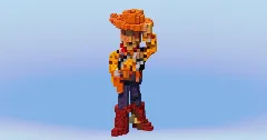 Woody from Disney Toy Story — Minecraft Build by LeonisBuilds (2)