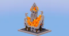 Fire Medieval Fantasy House 3 — Minecraft Build by LeonisBuilds (2)