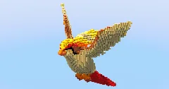 Pidgeot — Minecraft Build by LeonisBuilds (2)