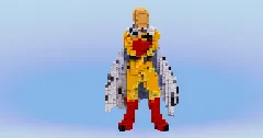 Saitama from One Punch Man — Minecraft Build by LeonisBuilds (1)