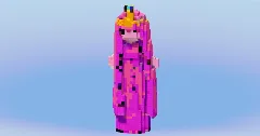 Princess Bubblegum from Adventure Time — Minecraft Build by LeonisBuilds (2)