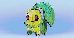 Chikorita from Pokemon — Minecraft Build by LeonisBuilds (1)