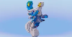Mega Meowstic from Pokemon — Minecraft Build by LeonisBuilds (2)